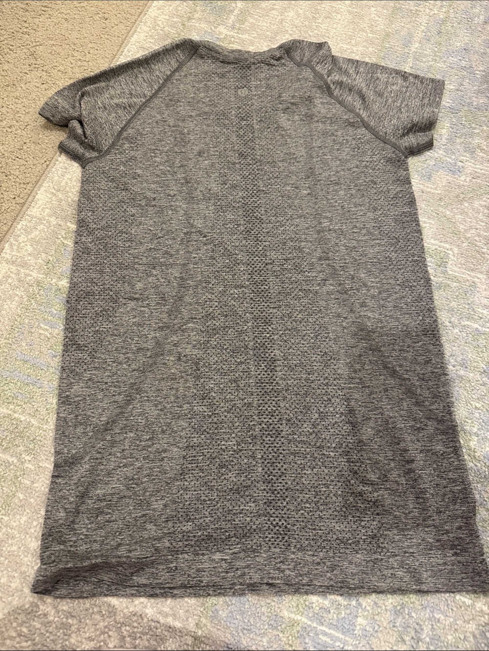 Women’s Swiftly Tee Gray Performance Crew Neck Shirt